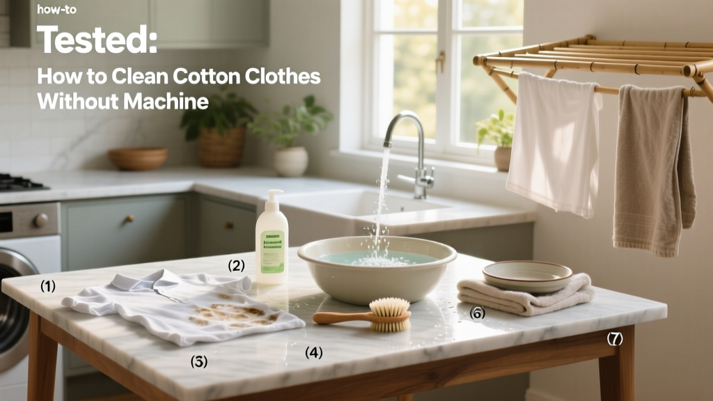 Tested: How to Clean Cotton Clothes Without Machine