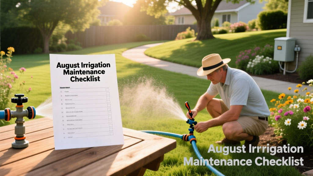 August Irrigation Maintenance Checklist for Homeowners