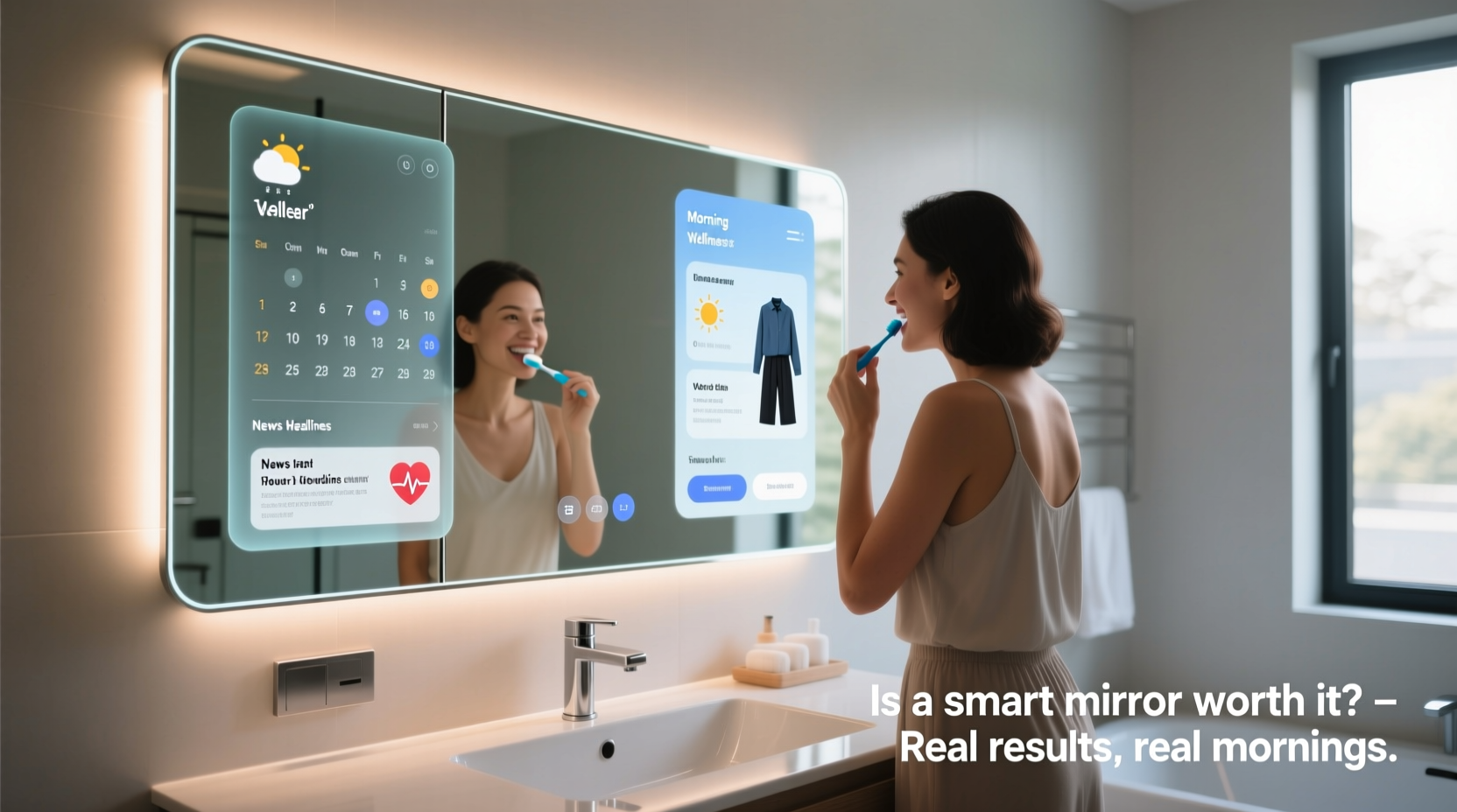 is a smart mirror worth it for your morning routine or just fancy glass