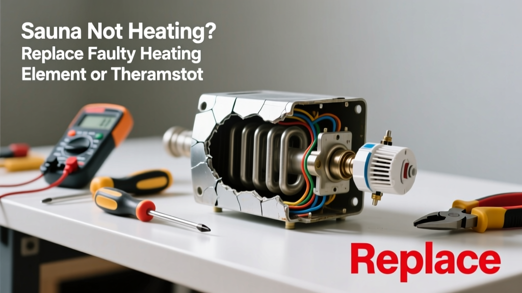 Sauna Not Heating? Replace Faulty Heating Element or Thermostat