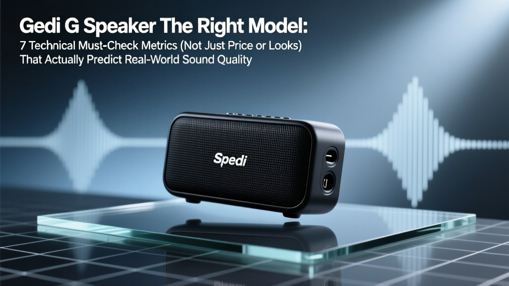 Gedi G Speaker The Right Model: 7 Technical Must-Check Metrics (Not Just Price or Looks) That Actually Predict Real-World Sound Quality