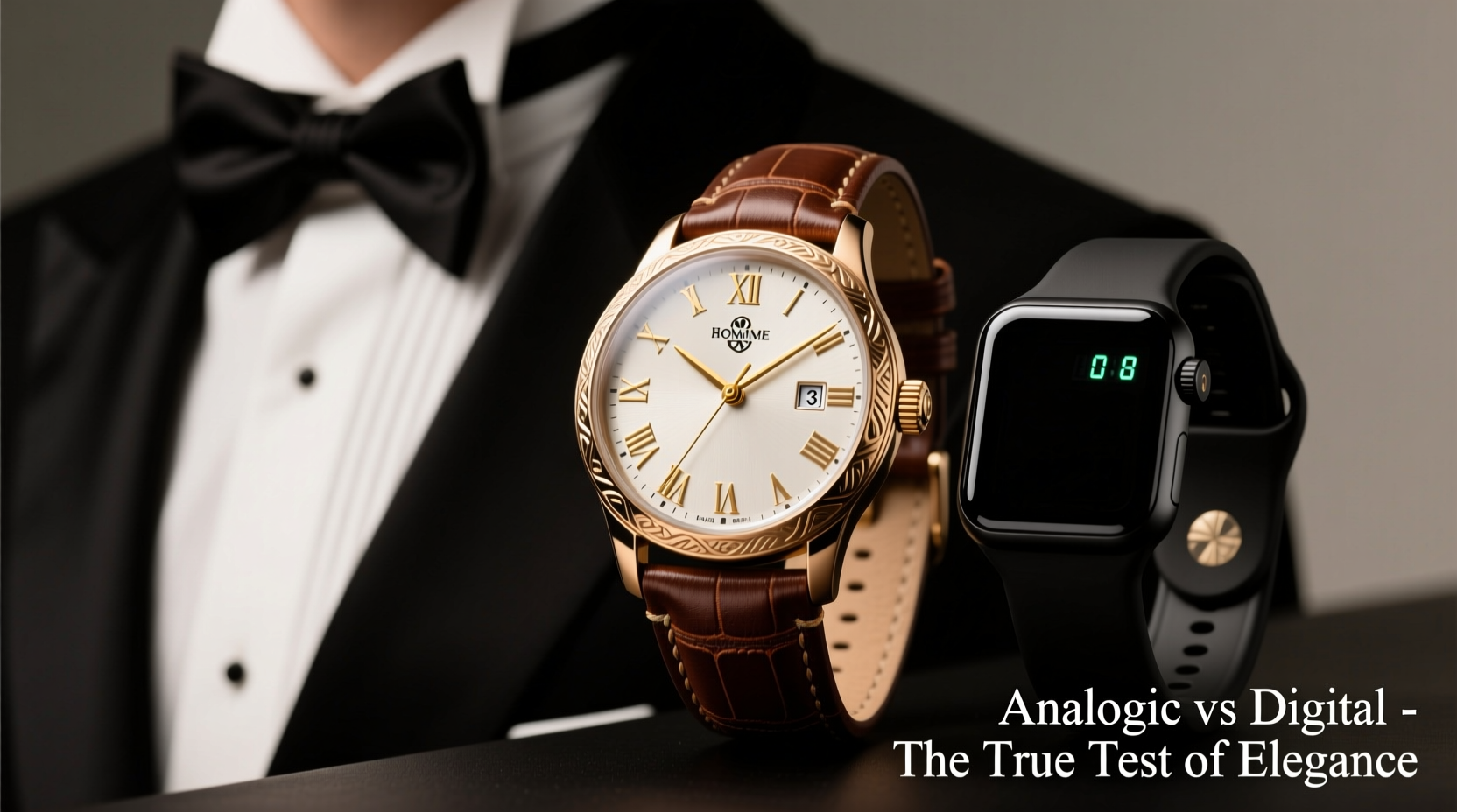 analog watches vs digital which look classier with formal wear