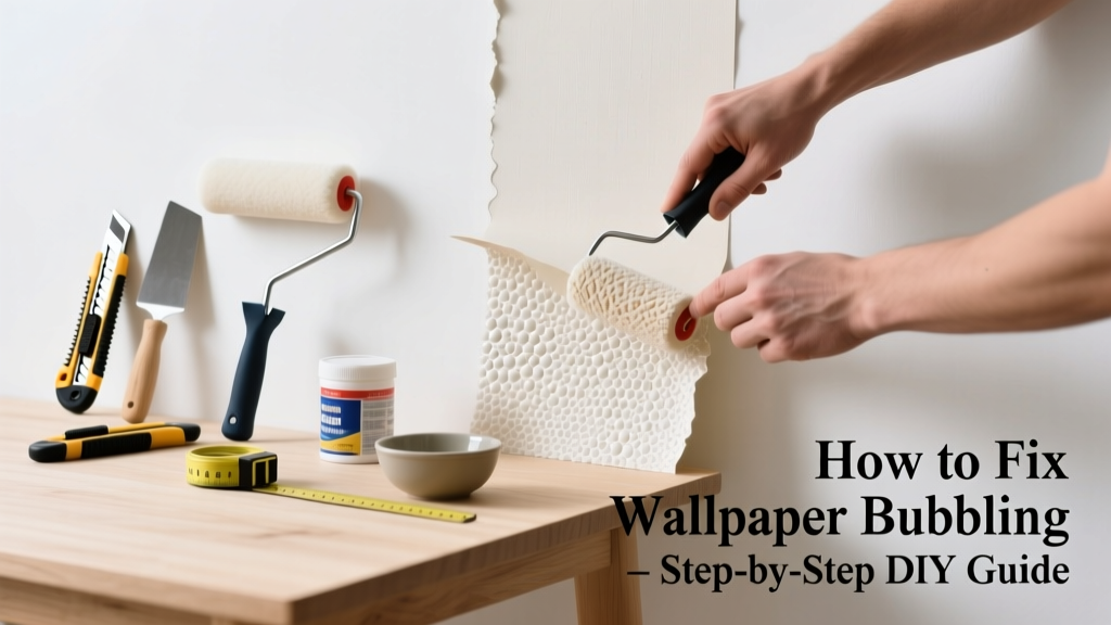 How to Fix Wallpaper Bubbling: DIY Repair Guide