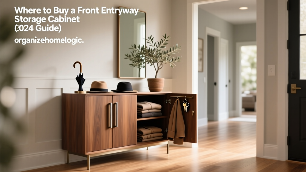 Where to Buy a Front Entryway Storage Cabinet (2024 Guide)