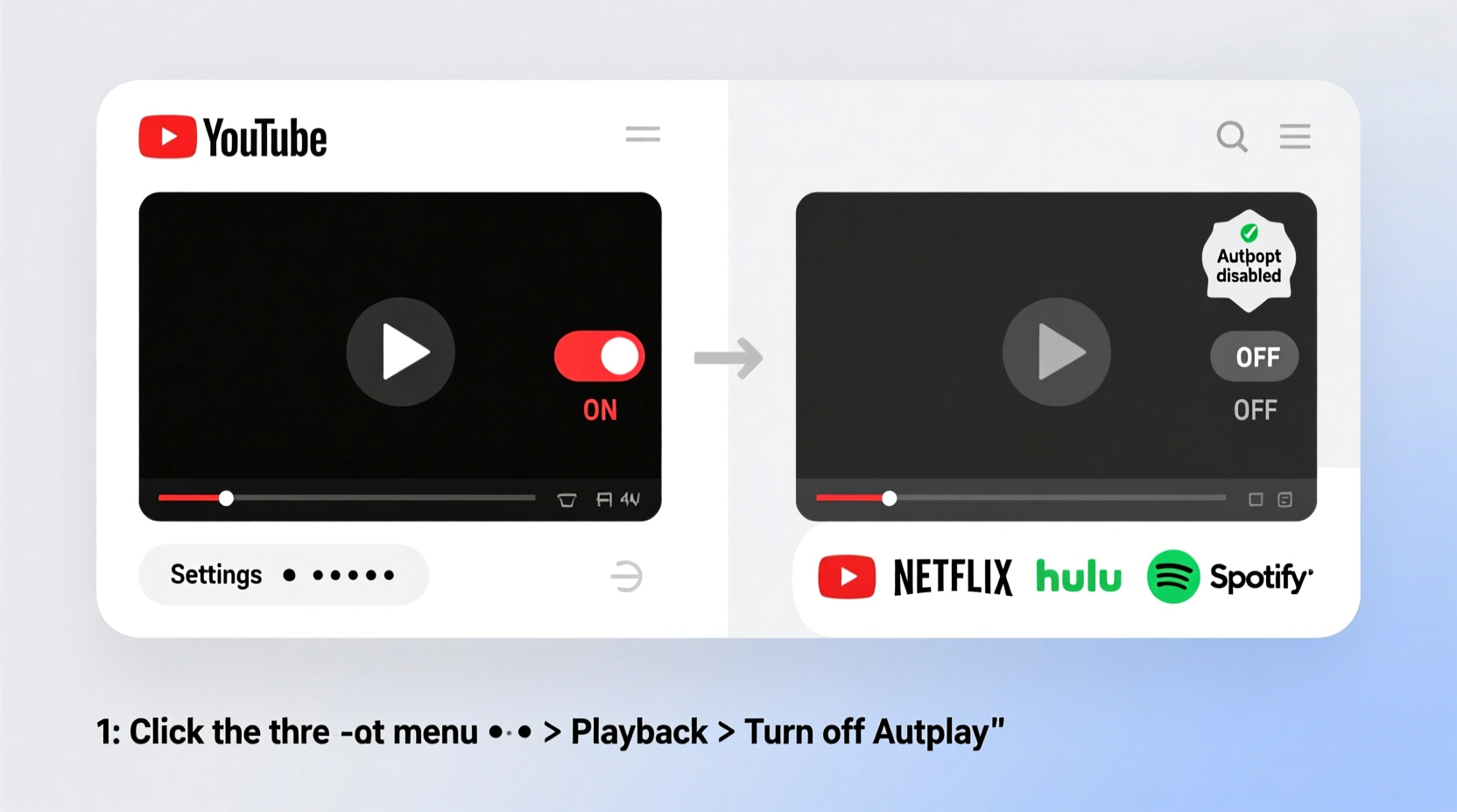 how to disable autoplay on youtube and other streaming sites