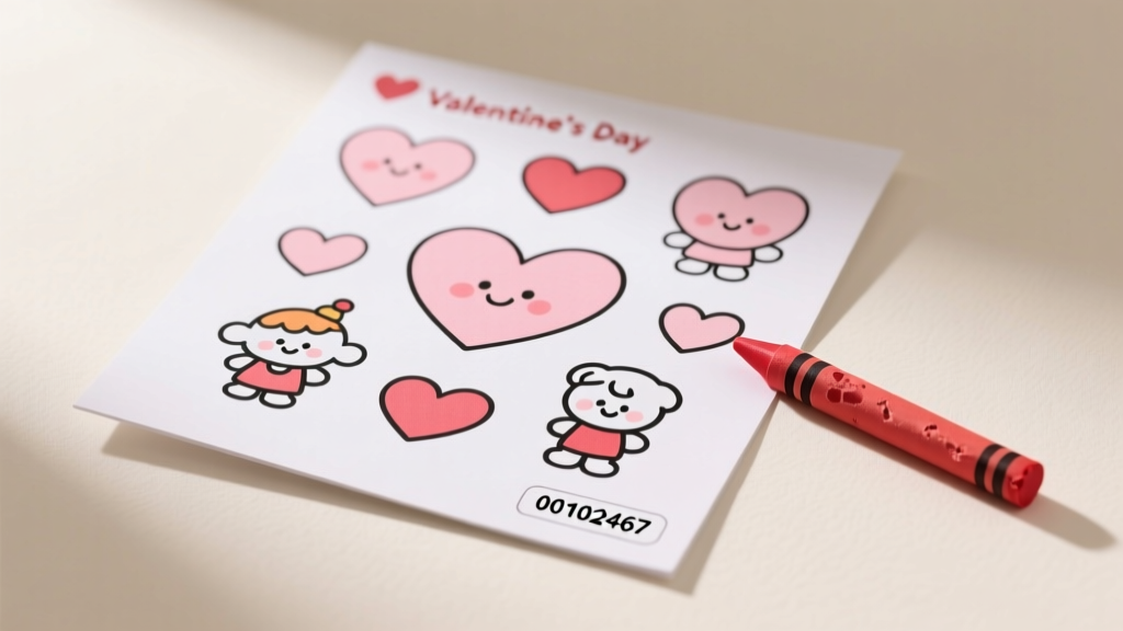 Valentine’s Day Coloring Pages 00102467: Safety-First Design, Developmental Benefits, and Practical Childproofing Tips for Parents
