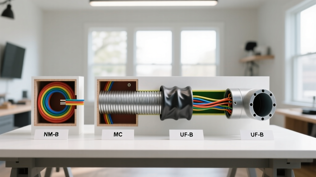 Types of Wiring in a House: NM-B, MC, UF-B, and Conduit Explained