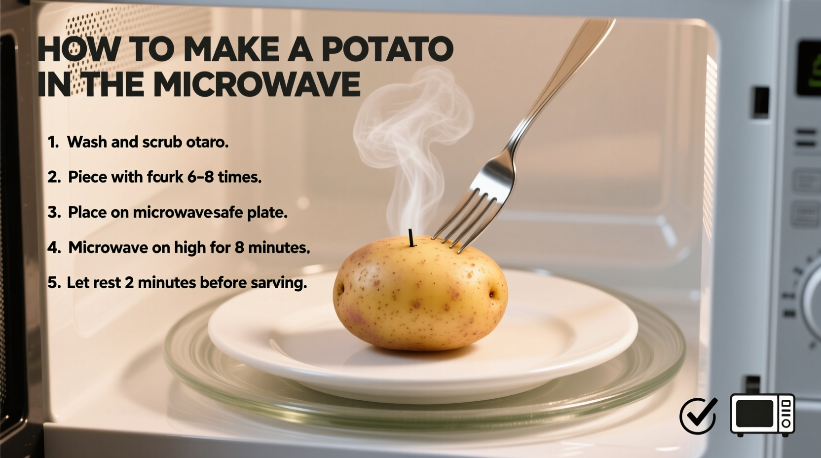 Perfect Microwave Baked Potato: 5-Minute Method Guide
