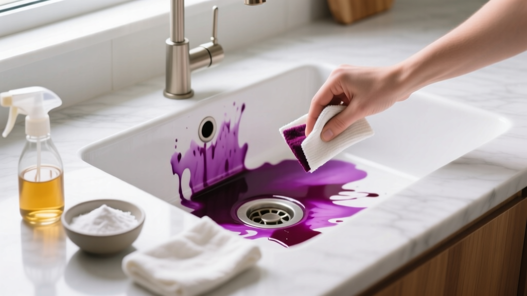 Best Tested Method: How to Get Beet Juice Out of Sink