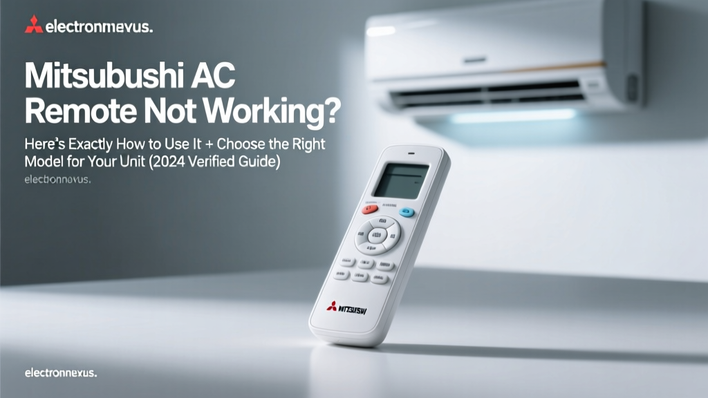 Mitsubishi AC Remote Not Working? Here’s Exactly How to Use It + Choose the Right Model for Your Unit (2024 Verified Guide)