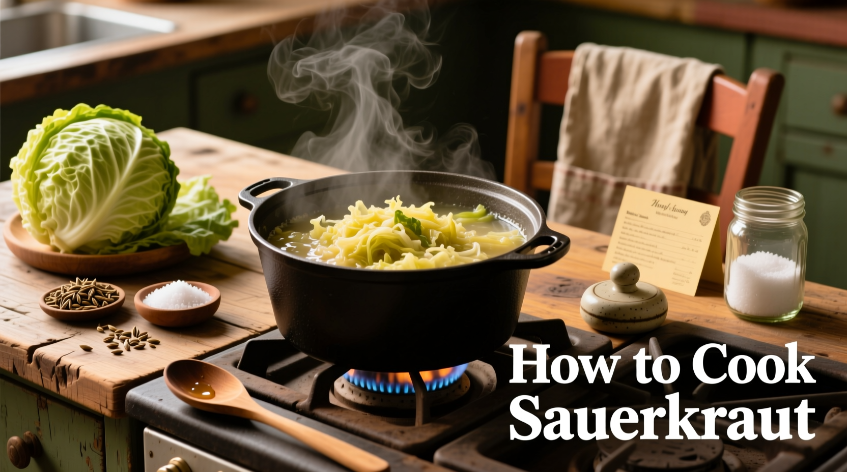 how do you cook sauerkraut