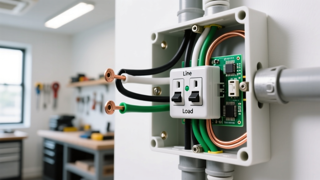 How to Wire a GFI Receptacle: Line, Load, and Downstream Protection