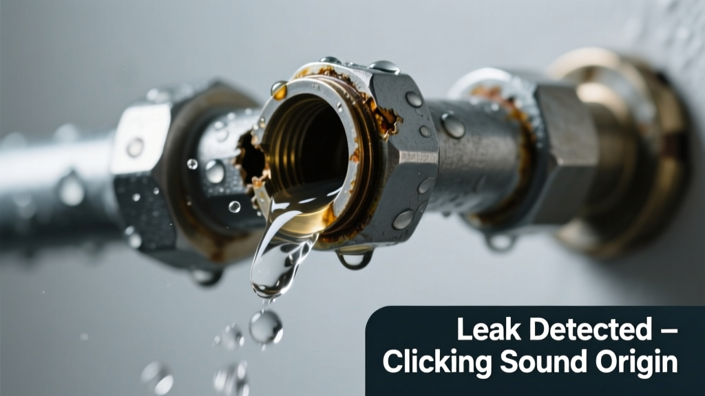 Pipe Leaking Joint Making Clicking Sound: Quick Diagnosis