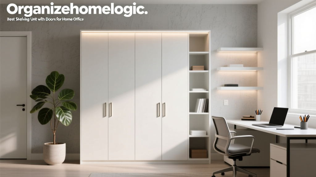 Best Shelving Unit with Doors for Home Office
