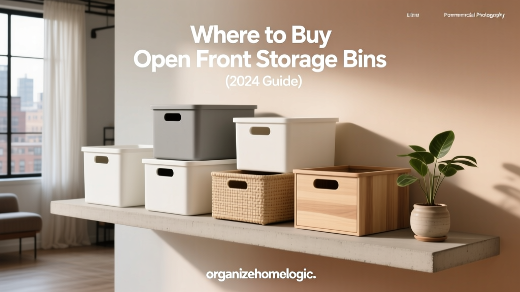 Where to Buy Open Front Storage Bins (2024 Guide)