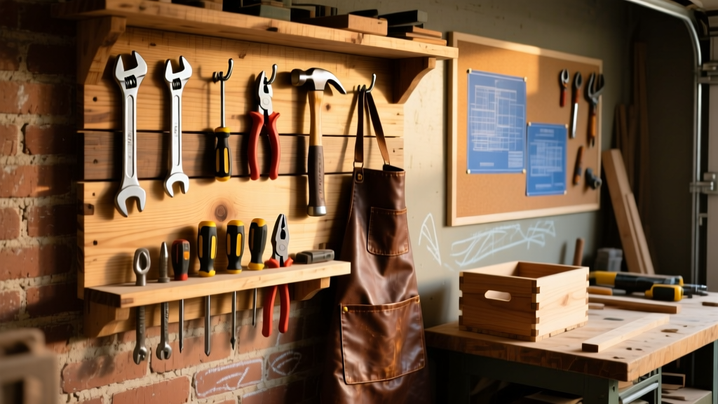 DIY Hand Tool Storage Wall Rack for Garage