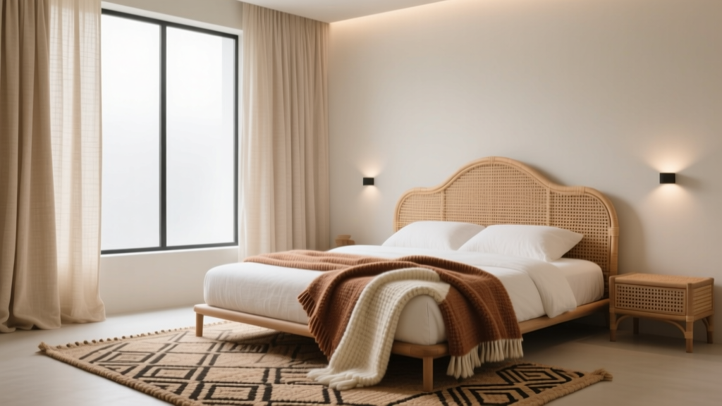 How to Incorporate Woven Textiles in Bedroom - The Decor Mag