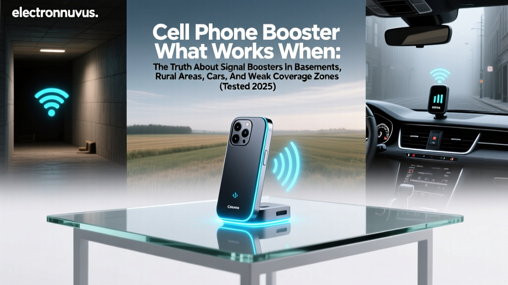Cell Phone Booster What Works When: The Truth About Signal Boosters in Basements, Rural Areas, Cars, and Weak Coverage Zones (Tested 2025)