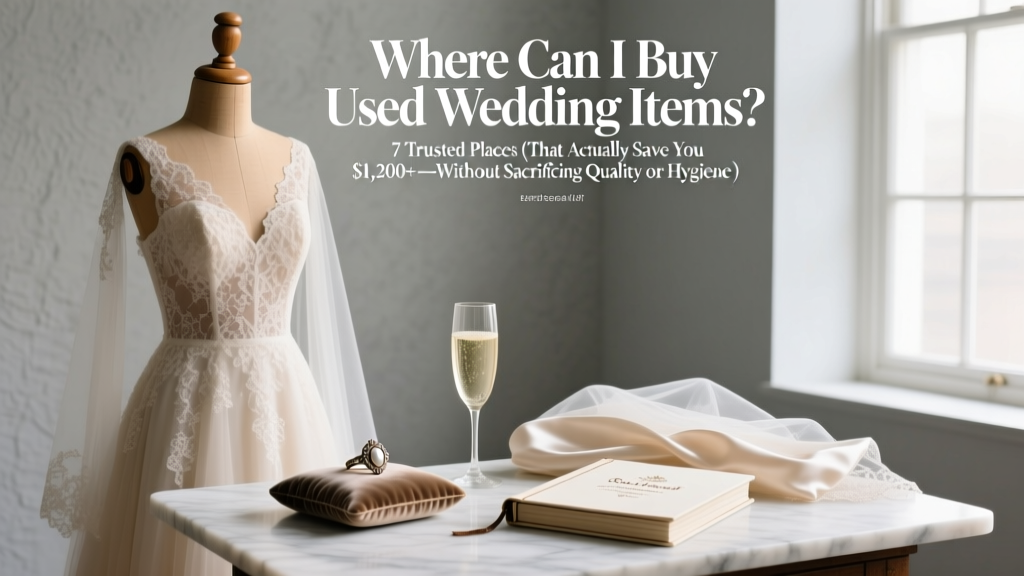 Buy Used Wedding Items: 7 Trusted Places (2026)
