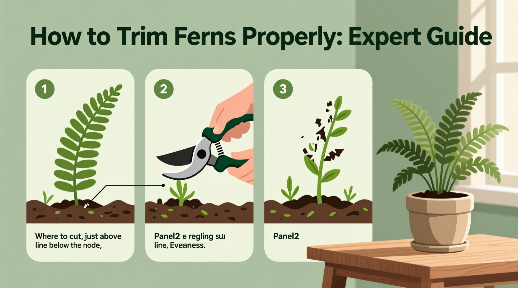 5 Fern Trimming Secrets | TheHomeSprouts