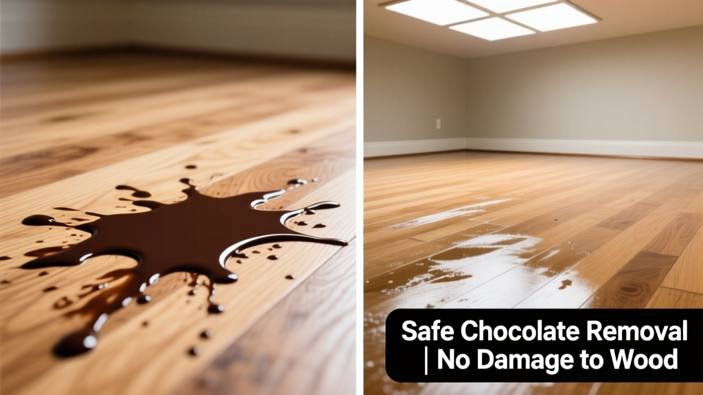 How to Remove Chocolate from Hardwood Floors Safely
