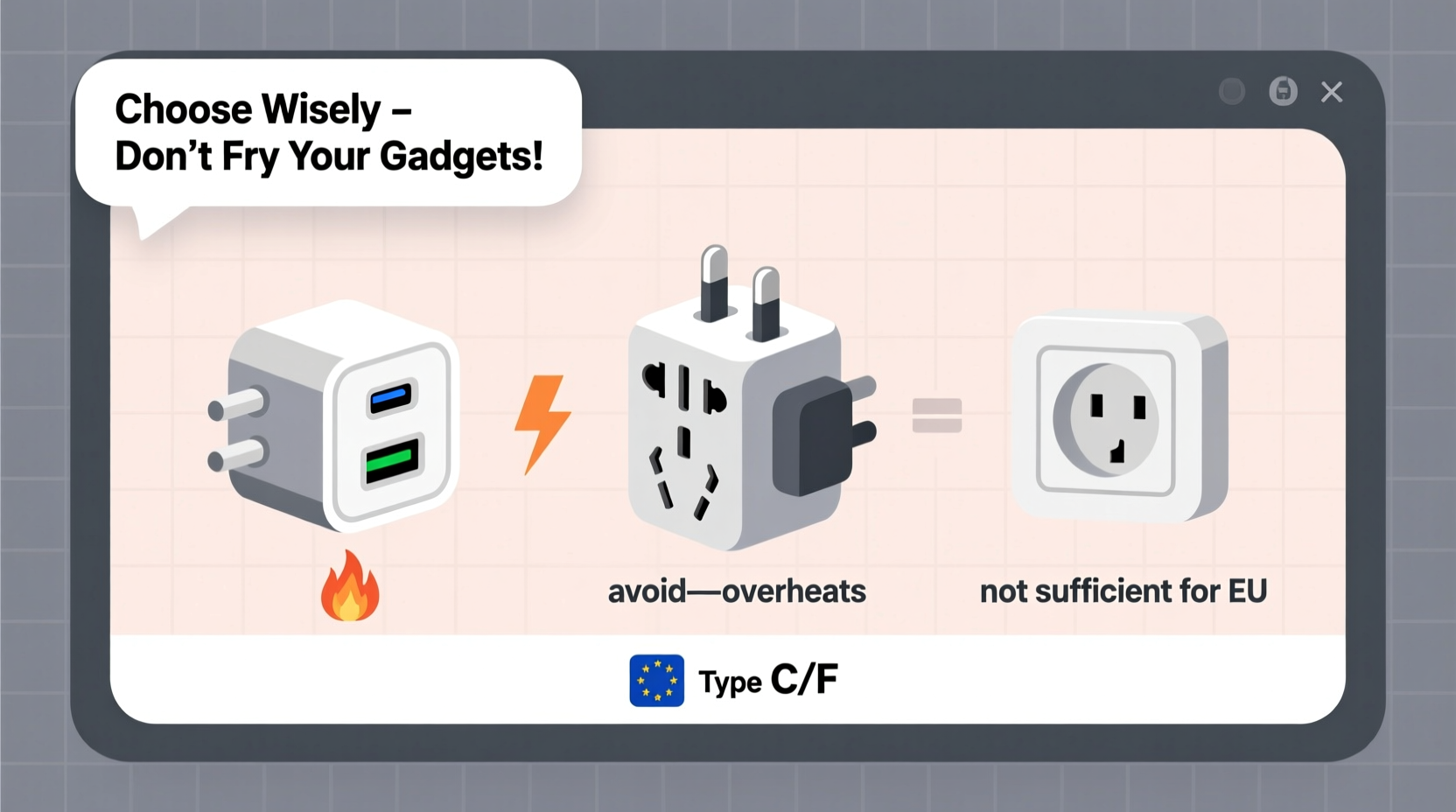 how to choose the best travel adapter for europe without frying your gadgets