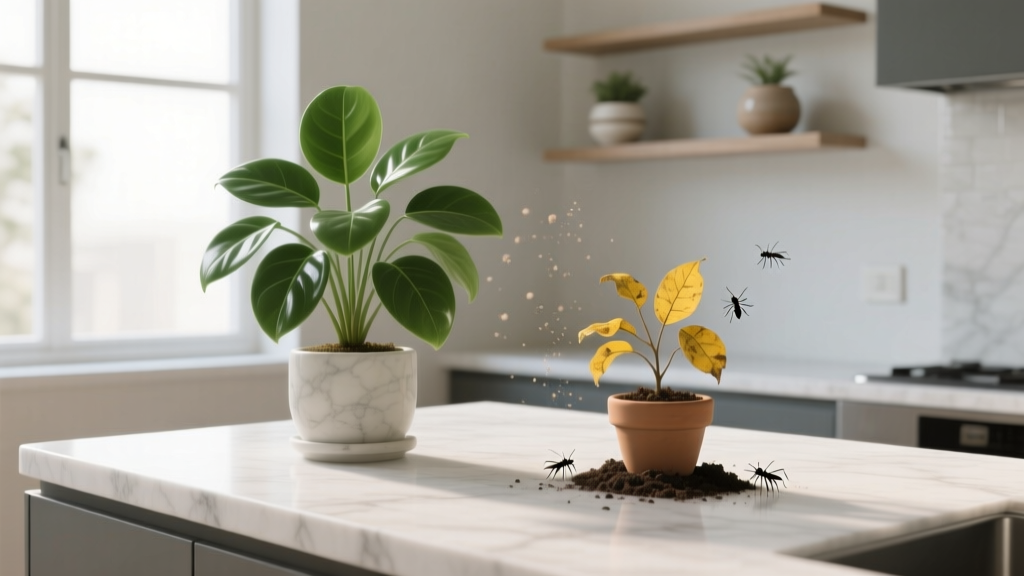 Fungus Gnats in Indoor Plants: Fix Yellow Leaves & Gnats