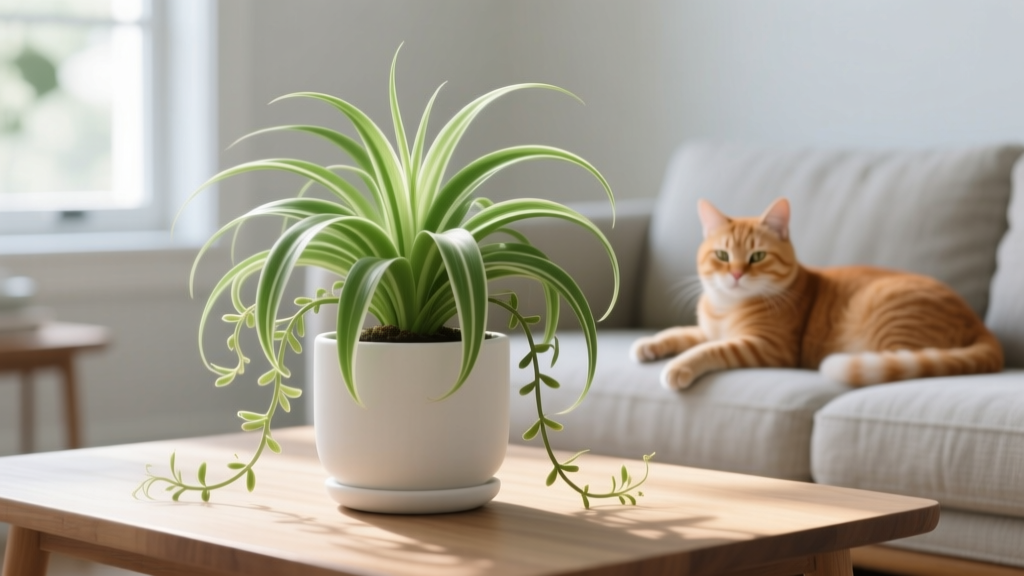 Spider Plants Safe for Cats: Low-Light Care Guide