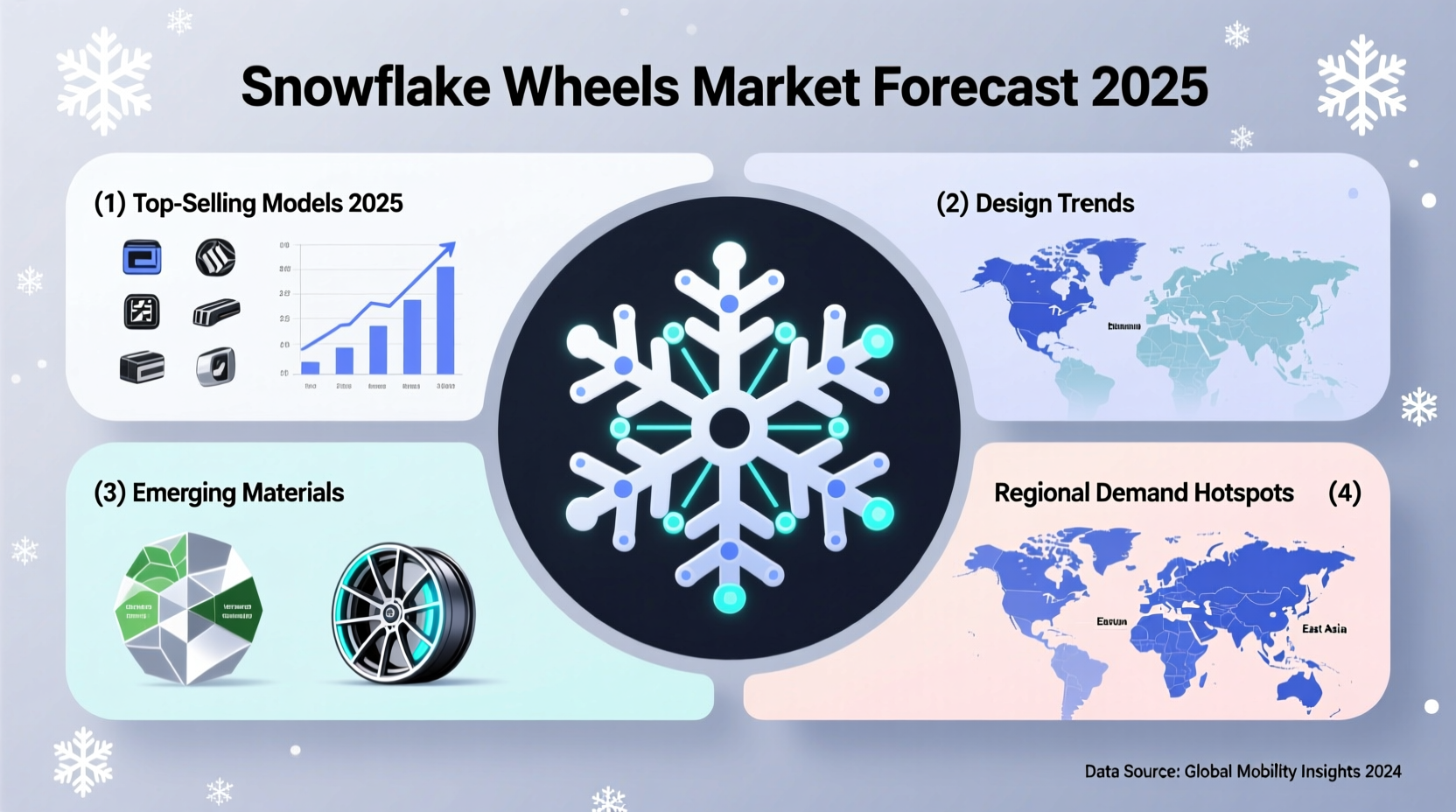 best selling snowflake wheels