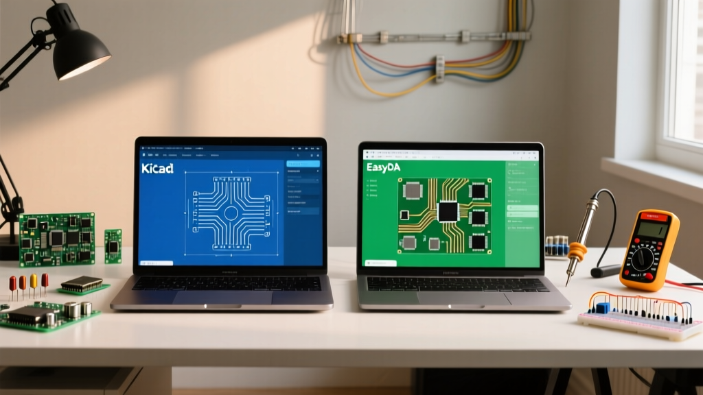 Choosing the Right PCB Drawing Software: KiCad vs EasyEDA for Makers