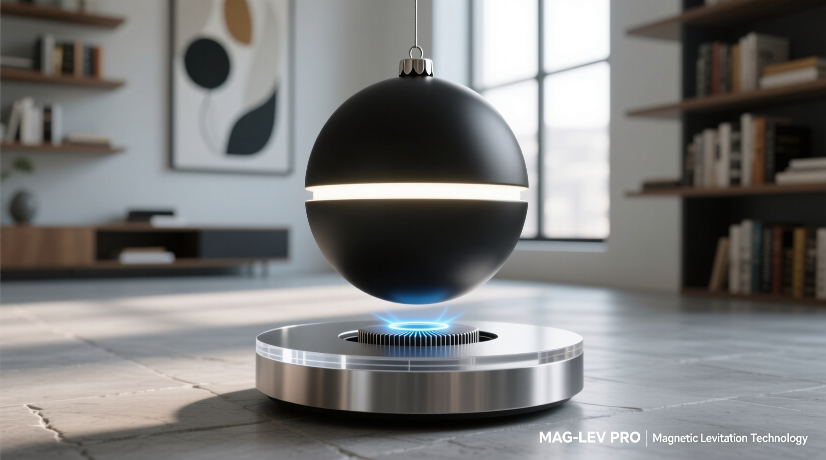 how to make a levitating ornament display with magnetic tech