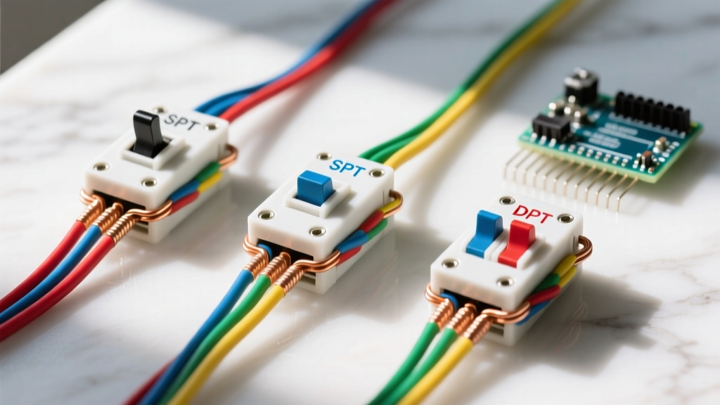 Switch Schematic Symbol Reference: SPST, SPDT, DPDT & Regional Variants