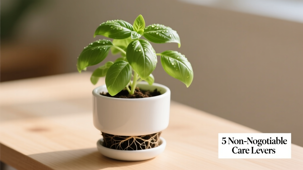 Basil Plant Lifespan from Cuttings: 5 Care Levers (2026)