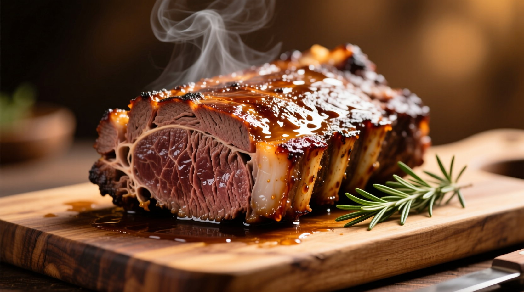 Perfectly cooked chuck roast with tender texture