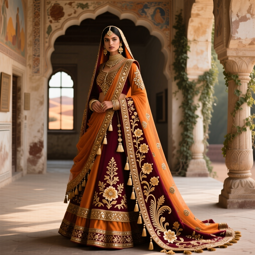 Zardozi Gold Embroidery: The Living Legacy of Mughal Heritage