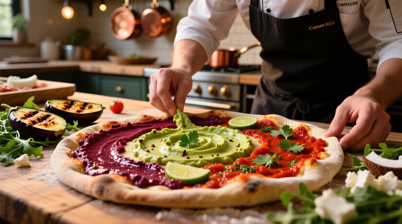 make pizza with alternative sauces