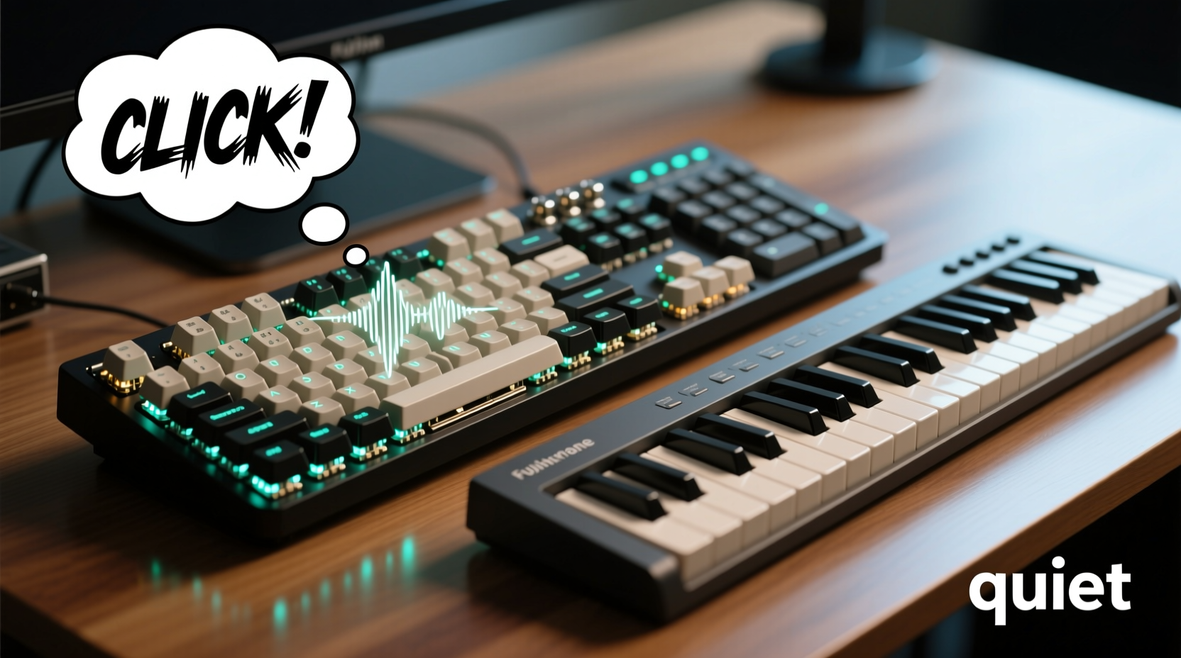 mechanical vs membrane keyboards for typing is the clicky sound actually distracting