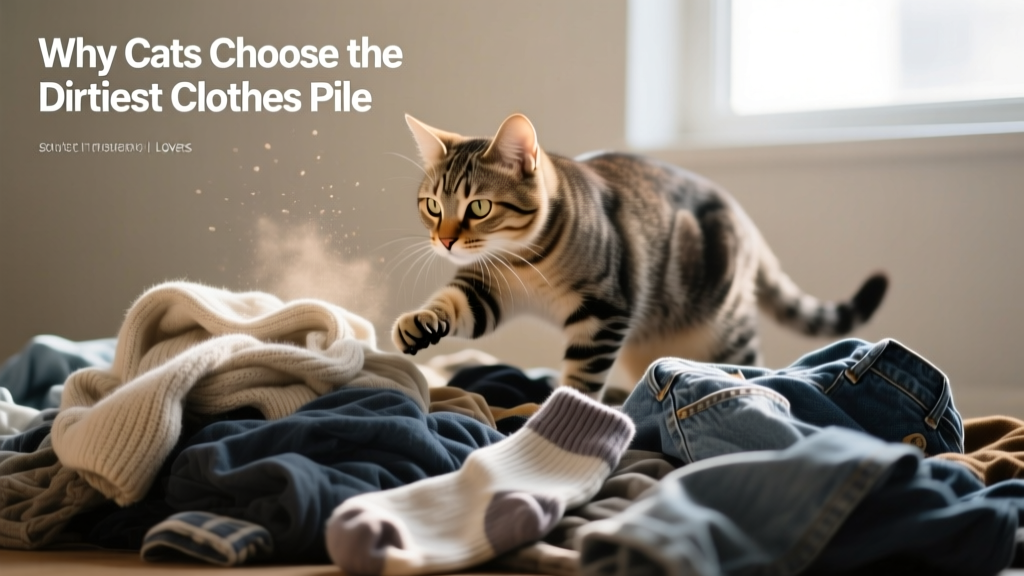 Why Cats Choose the Dirtiest Clothes Pile