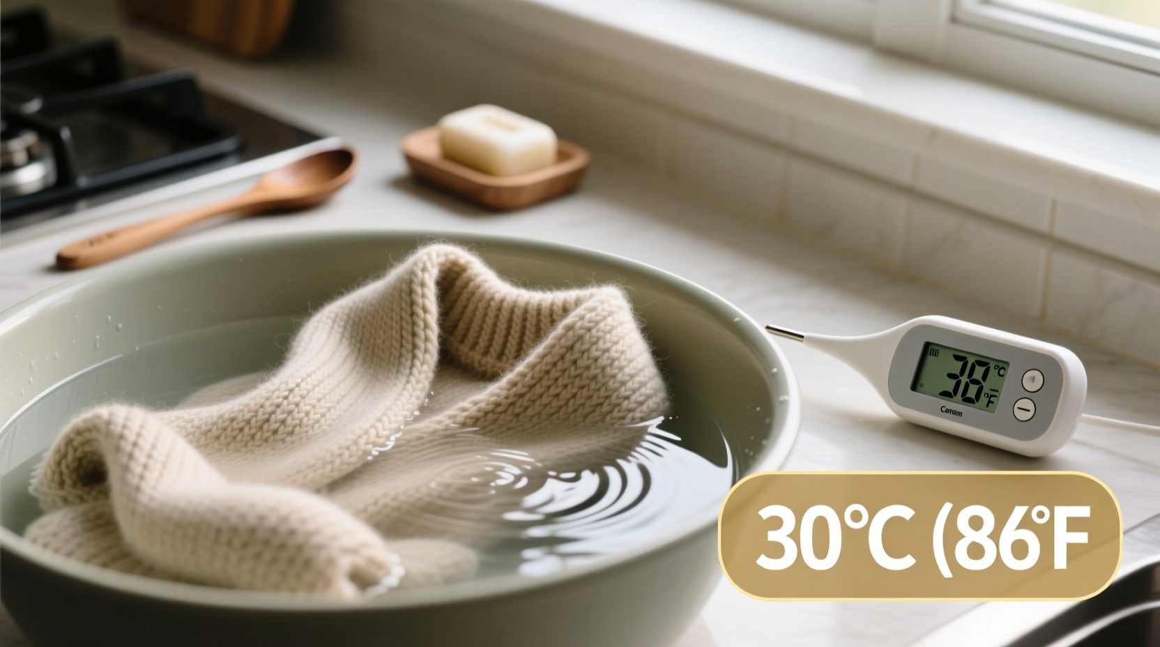 best temperature for washing wool