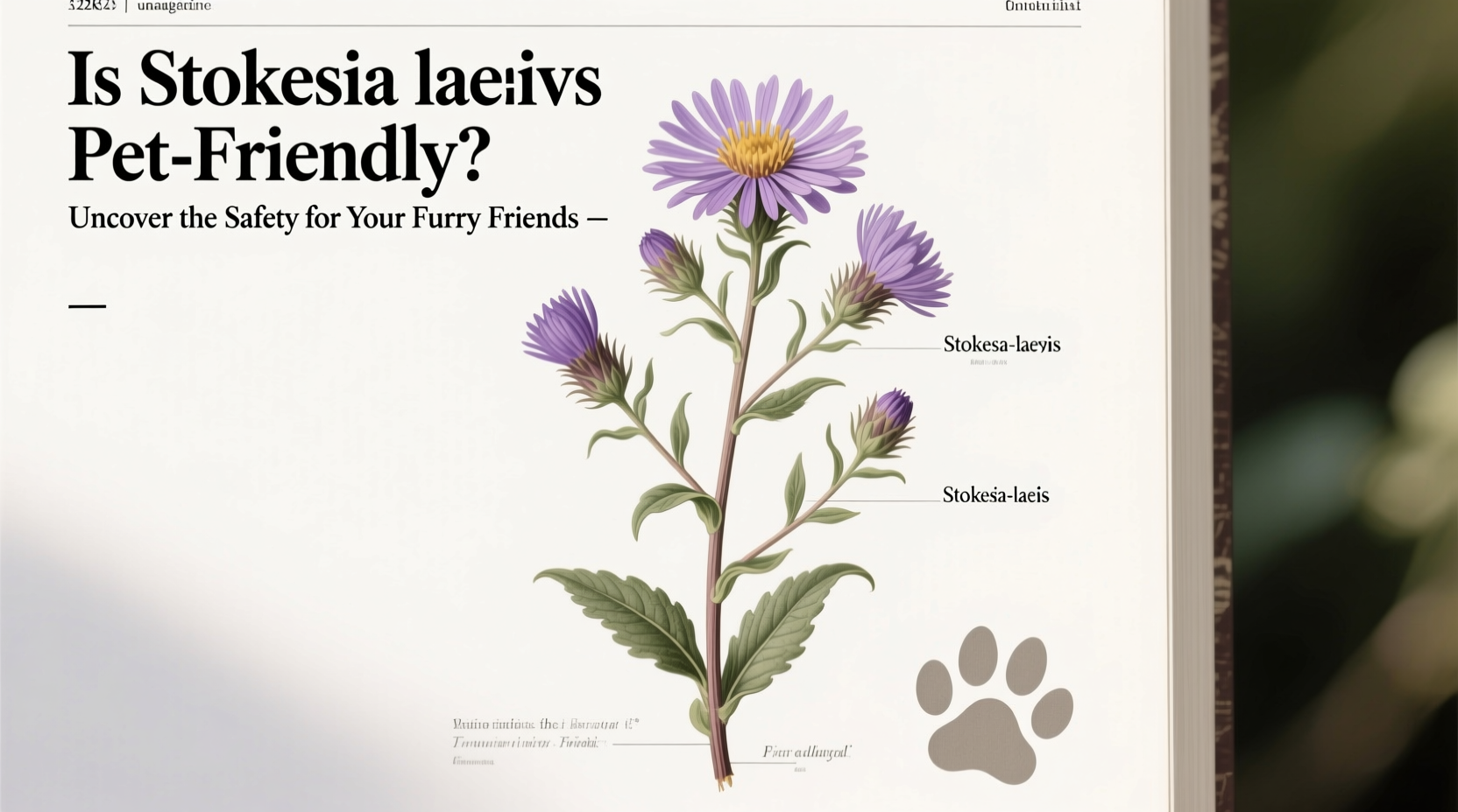 Is Stokesia Laevis Pet-Friendly? Uncover the Safety for Your Furry Friends