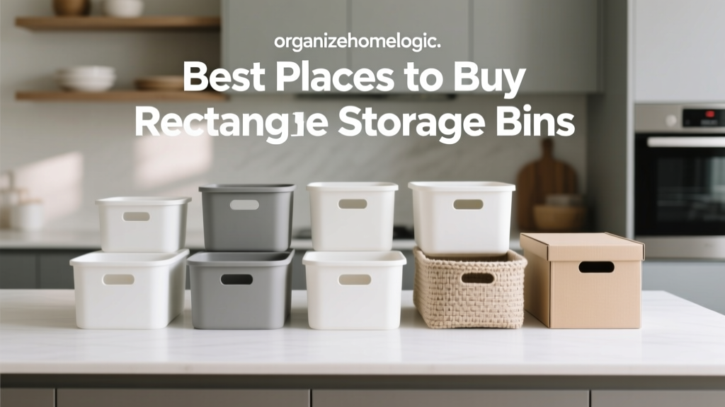 Best Places to Buy Rectangle Storage Bins