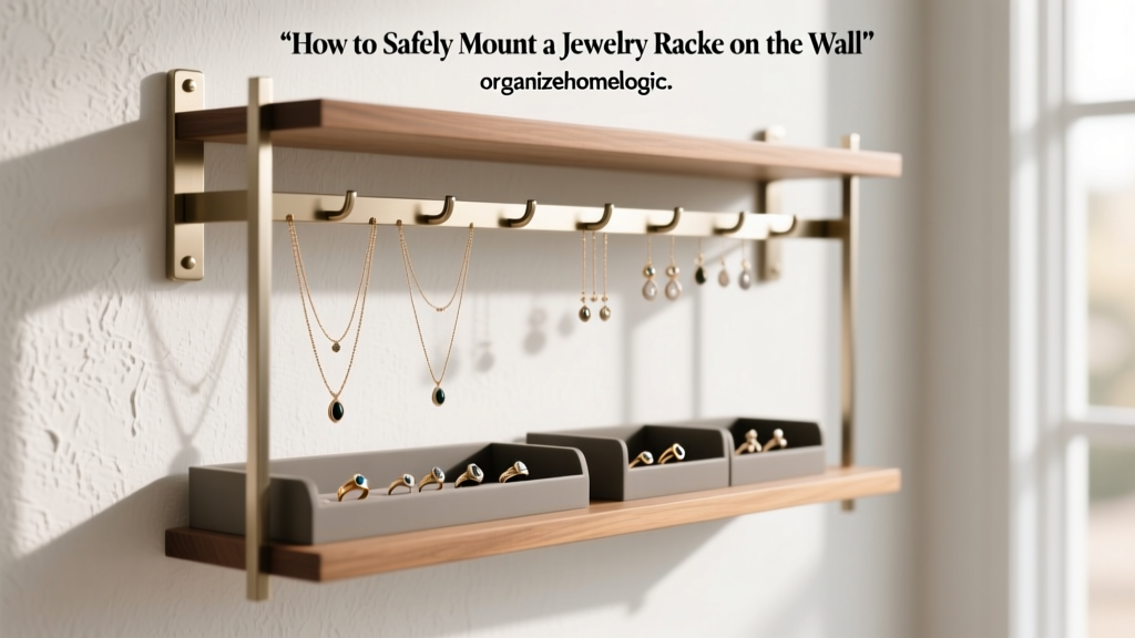 How to Safely Mount a Jewelry Rack on the Wall