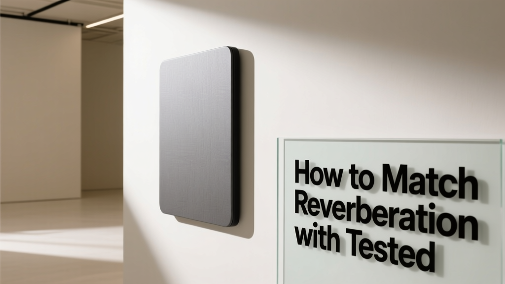 How To Match Reverberation With Tested Acoustic Parameters: A Precision Sound Design Protocol