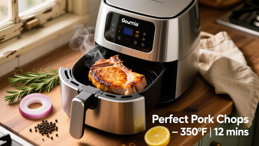 Perfect Pork Chops in Your Gourmia Air Fryer