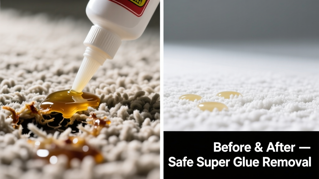 How to Remove Super Glue from Carpet Safely