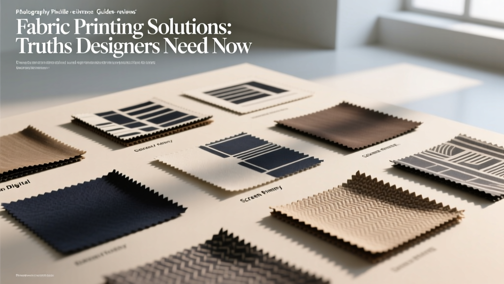 Fabric Printing Solutions: Truths Designers Need Now