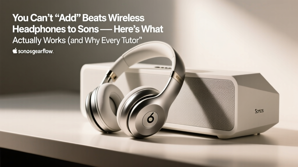 Beats Wireless Headphones & Sonos: What Actually Works
