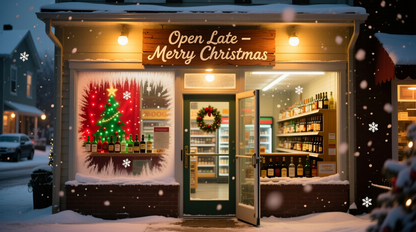 is the liquor store open on christmas eve