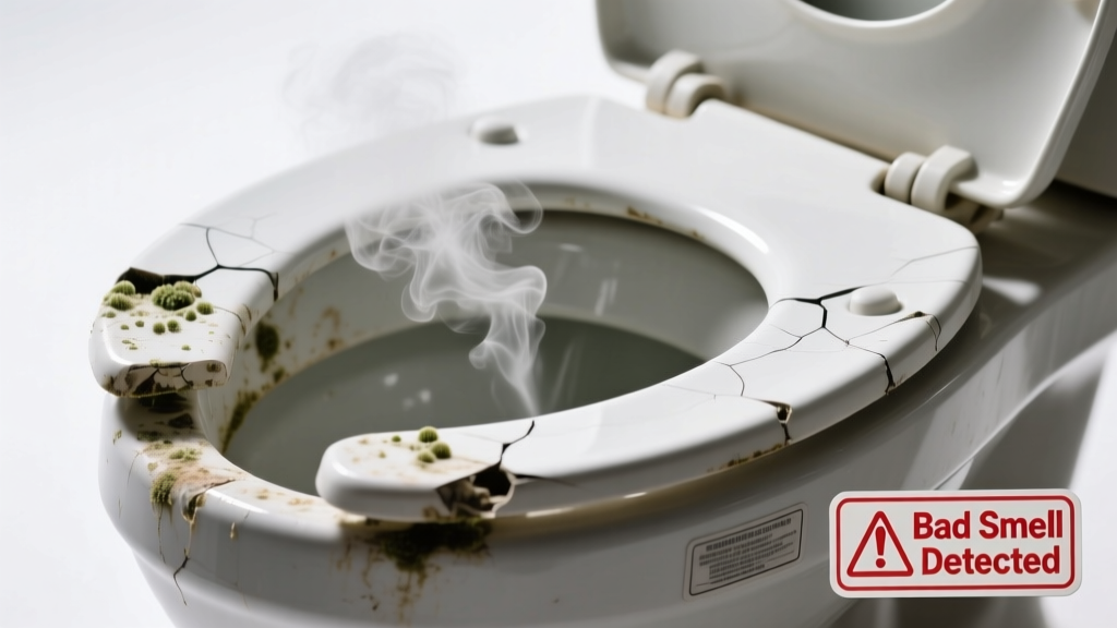 Loose Toilet Seat Smells Bad: Quick Diagnosis Guide