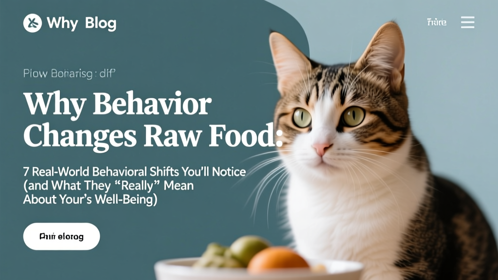 Why Cat Behavior Changes Raw Food